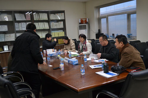 灌排中心領導（姚宛艷、孔東、郭慧濱等）到東方生態座談