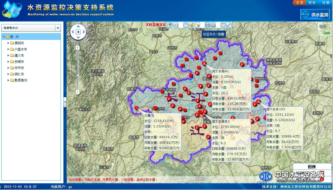 東方世紀水資源信息管理軟件