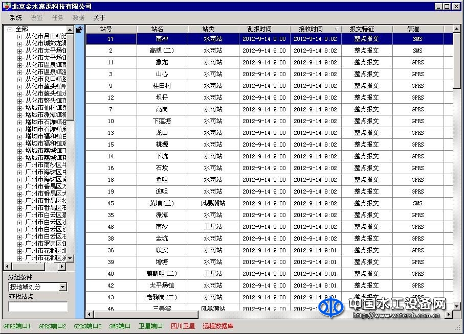 水雨情遙測值守系統軟件