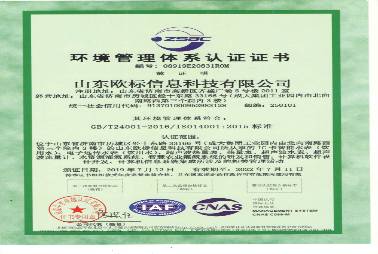ISO14001環境管理體系認證